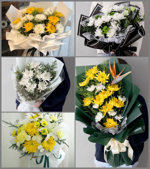 广东韶关市曲江区小坑镇白事花束代送